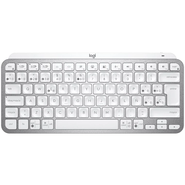 Teclado Logitech MX Keys Mini Wireless - Gris Pálido