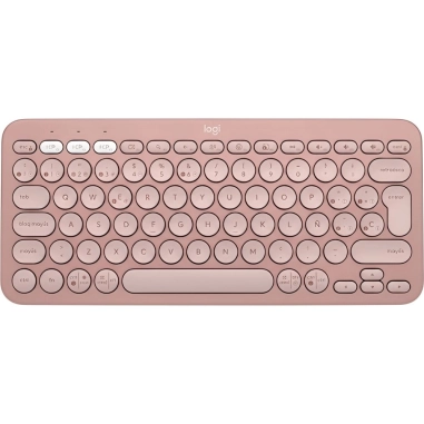 Teclado Logitech K380S Bluetooth - Rosa