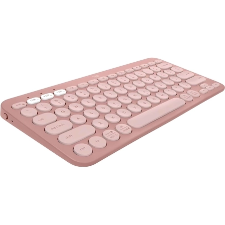 Teclado Logitech K380S Bluetooth - Rosa