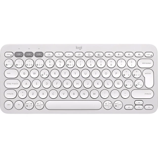 Teclado Logitech Pebble Keys 2 K380S Wireless - Blanco