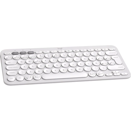 Teclado Logitech Pebble Keys 2 K380S Wireless - Blanco