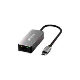 Adaptador FTX USB-C a RJ45 2.5Gbps - Gris