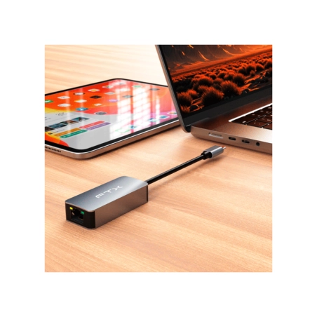 Adaptador FTX USB-C a RJ45 2.5Gbps - Gris