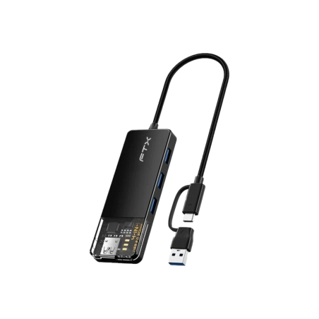 Hub FTX USB-C a 4 Puertos USB-A / USB 3.0 5Gbps