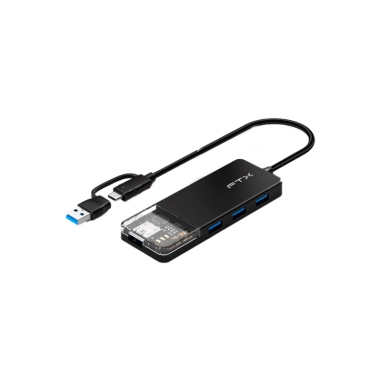 Hub FTX USB-C a 4 Puertos USB-A / USB 3.0 5Gbps