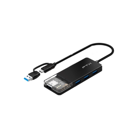 Hub FTX USB-C a 4 Puertos USB-A / USB 3.0 5Gbps