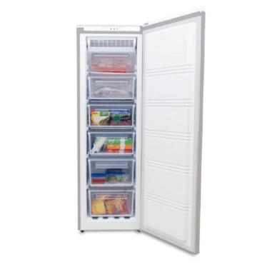 Freezer Vertical Goodweather 186lt Plata. El Mejor precio del País.