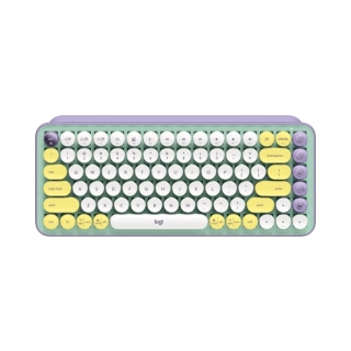 Teclado Logitech Pop Keys Wireless - Menta/Lila