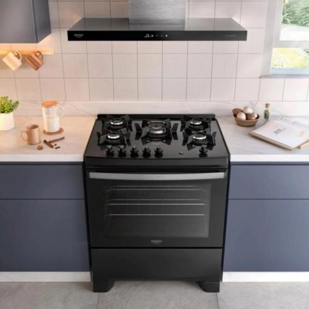 Cocina a gas Dako Supreme Glass 5 Hornallas 1 Horno