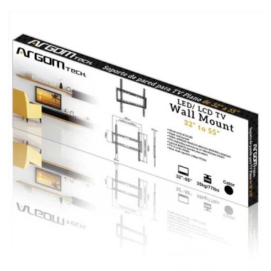 Soporte fijo para Tv Argom tech 32 "- 55". Al mejor precio en Paraguay