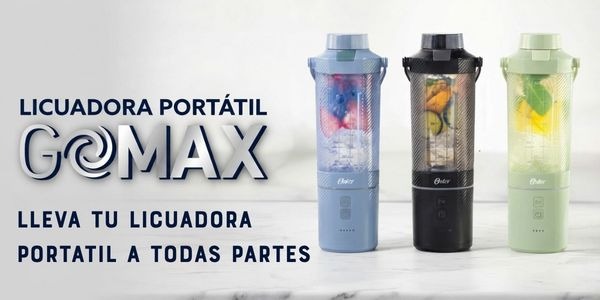 Licuadora Portátil Oster GoMAX 590 ml: potencia y practicidad para preparar batidos donde sea